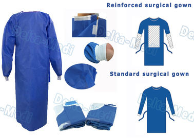SMS Jednorazowa suknia chirurgiczna z dzianym mankietem przyjazna dla środowiska