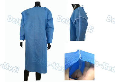Standardowe jednorazowe suknie dla lekarzy, jednorazowe suknie ochronne Szycie nici