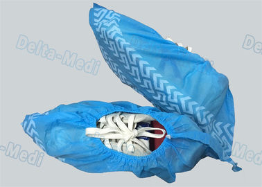 Non Woven Non Skid Jednorazowe chirurgiczne ochraniacze na buty Blue Color 15 x 40cm