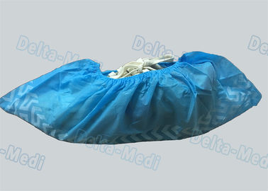 Non Woven Non Skid Jednorazowe chirurgiczne ochraniacze na buty Blue Color 15 x 40cm
