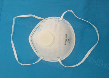 FFP1 Jednorazowa nausznikowa maska ​​na twarz, oddychająca jednorazowa maska ​​oddechowa z zaworem wydechowym