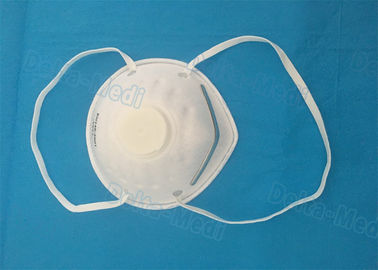 FFP1 Jednorazowa nausznikowa maska ​​na twarz, oddychająca jednorazowa maska ​​oddechowa z zaworem wydechowym