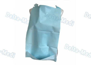 Jasnoniebieskie wodoodporne jednorazowe śliniaczki na bieliznę, dorośli na zamówienie Jednorazowe śliniaki z kieszonką