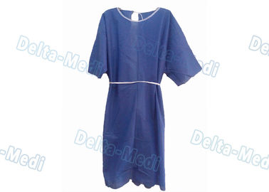 Wygodne rękawiczki jednorazowe z krótkim rękawem, niebieskie suknie izolacyjne Certyfikat CE