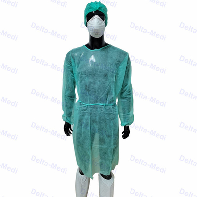 AAMI 1 2 3 SMS Jednorazowe suknie izolacyjne Wodoodporny pokrowiec Wszystkie ubrania do sukni