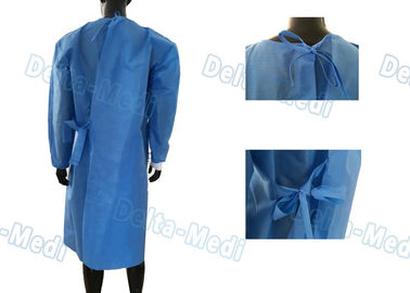 Standardowe jednorazowe suknie dla lekarzy, jednorazowe suknie ochronne Szycie nici