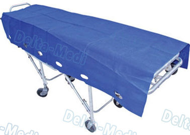 Niebieskie kolory Dostosowane chirurgiczne arkusze przenoszenia pacjenta z otworami na rowki