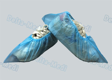 PP / SMS Niebieskie, nietkane jednorazowe chirurgiczne pokrowce na buty dla szpitala / laboratorium