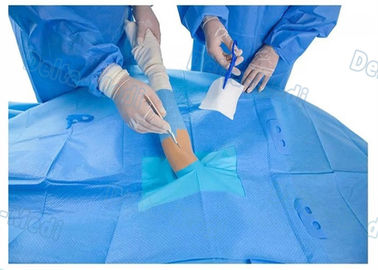 Niestandardowe sterylne zasłony z górnej kończyny, zasłony do sali operacyjnej z filmem nacinającym