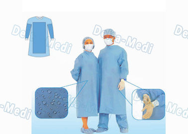 Bariera Jednorazowa suknia chirurgiczna, suknia chirurgiczna SMS odporna na alkohol z ręcznikami