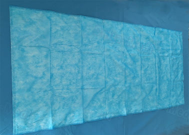 Niebieskie jednorazowe medyczne arkusze, medyczne prześcieradła 40 - 100 g / m2