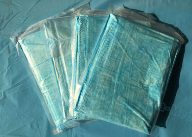 Niebieskie jednorazowe medyczne arkusze, medyczne prześcieradła 40 - 100 g / m2