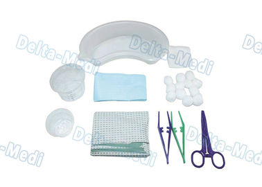 Wound Care Jednorazowe zestawy chirurgiczne, sterylne opatrunek z medycznymi plastikowymi miseczkami nerkowymi