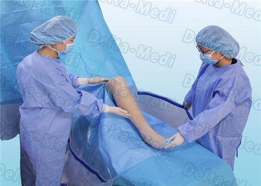 Zestaw serwet chirurgicznych sterylizowanych EO do kończyn dolnych