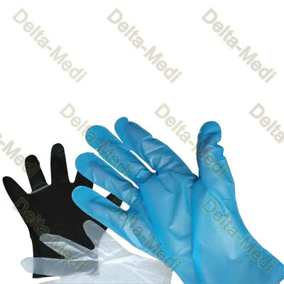 Food Grade Transparent Black Blue TPE Jednorazowe rękawiczki dla przemysłu spożywczego