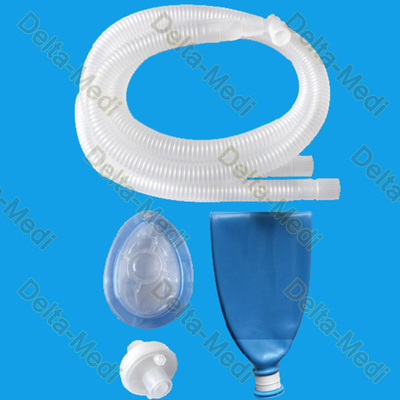 Jednorazowy zestaw filtrów oddechowych Zestaw respiratora Falisty obwód anestezjologiczny do szpitala