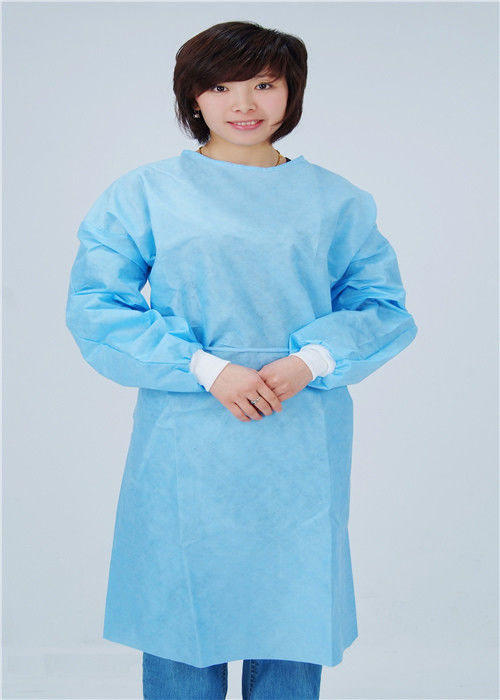 Niebieska antystatyczna jednorazowa odzież ochronna do zapobiegania epidemiom